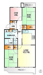 厚木そりだハイツ14号棟0 2階