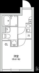 グランパーク大山 1Kの間取図画像