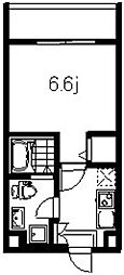 フォセット南行徳 1Kの間取図画像