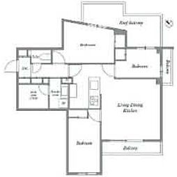 ACPレジデンス新江古田 4階3LDKの間取り