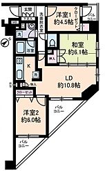 サンクレイドル・レヴィール池袋 3LDKの間取図画像