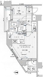MAINSTAGE浅草入谷2 1LDKの間取図画像