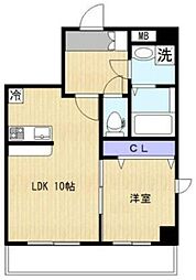 ラヴィエント南千住3 1LDKの間取図画像
