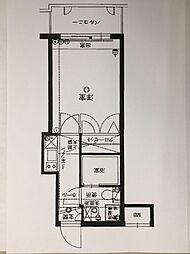 エステート・モア高宮PAIR 1Kの間取図画像