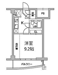 T'sgarden稲城 1Kの間取図画像