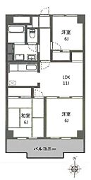 カーサヴェルデ 3LDKの間取図画像