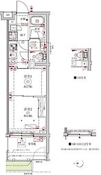 クレイシアIDZ中野野方 2Kの間取図画像