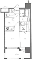 エンクレスト舞鶴2 2Kの間取図画像