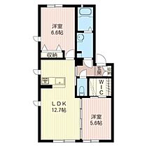 ルーチェ・ブランチ　Ｃ 00102 ｜ 栃木県佐野市高萩町680-1（賃貸アパート2LDK・1階・56.63㎡） その2