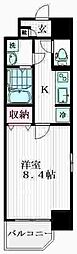 ゴールドフォレスト東向島 1Kの間取図画像