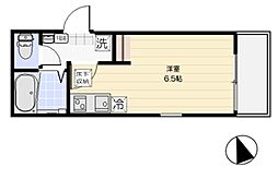 ラウレア練馬 1階ワンルームの間取り