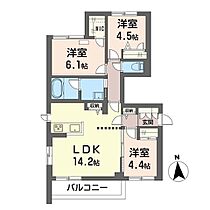 ベルタスIII 00203 ｜ 東京都板橋区舟渡２丁目26-15（賃貸マンション3LDK・2階・67.41㎡） その2