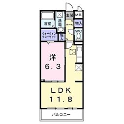 間取図画像 1LDK