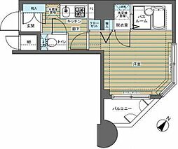 フェニックス大塚駅前弐番館 8階1Kの間取り