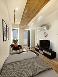 ソリッドリファイン稲田堤 303 3階1Kのリビング/ダイニング