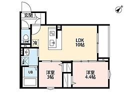 robot home 瑞江 2LDKの間取図画像
