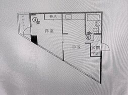 ノダ・アネックス 1DKの間取図画像