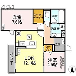 Ｄ−ｃｒｉｎｕｍ川島田 3階/305