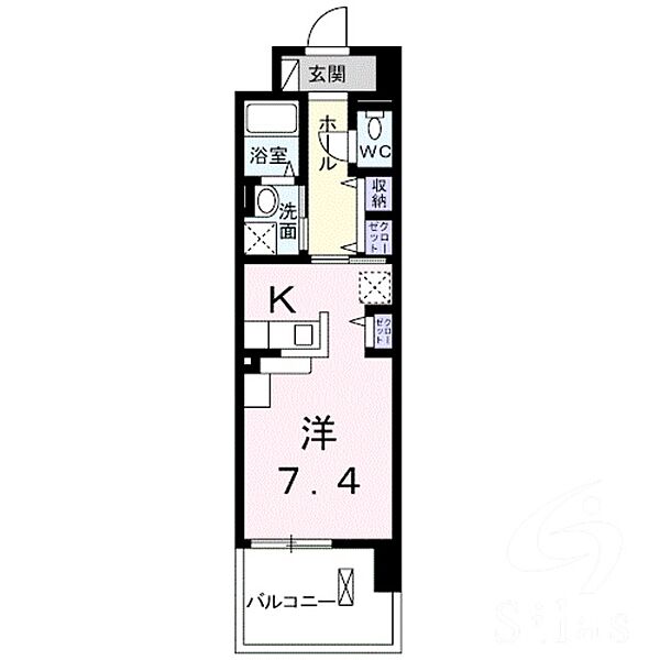 ドマ－ニ ｜大阪府松原市天美南２丁目(賃貸マンション1K・5階・30.92㎡)の写真 その2