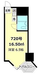 東京ベイビュウ ワンルームの間取図画像