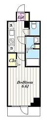 小田急伊勢原駅前マンション 1Kの間取図画像