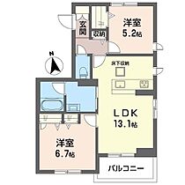 ソレイユ東菅野 00101 ｜ 千葉県市川市東菅野１丁目4-18（賃貸マンション2LDK・1階・57.46㎡） その2