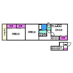 ドミールOM 2階