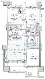 Ｂｒｉｌｌｉａ（ブリリア）小田急相模原 12階3LDKの間取り