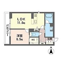 グランカストラ 00103 ｜ 栃木県宇都宮市東町65-1（賃貸マンション1LDK・1階・48.80㎡） その2