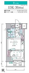 LIVCITY横濱関内弐番館 1DKの間取図画像