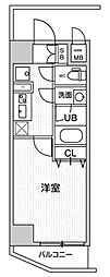 ＬＵＮＩＱ高島平 6階1Kの間取り