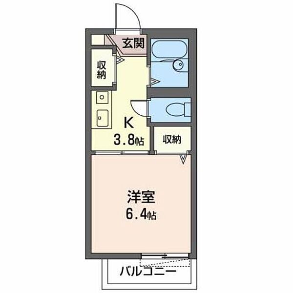 エトワール赤穂 0202｜兵庫県赤穂市加里屋中洲６丁目(賃貸アパート1K・2階・23.10㎡)の写真 その2