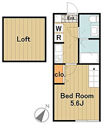 アザーレ・パッシオ大塚 1Kの間取図画像
