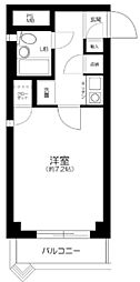 藤和シティコープ代田 1Kの間取図画像