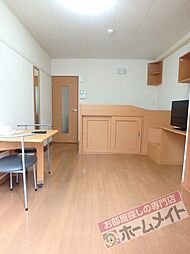 南海高野線 初芝駅 徒歩25分の賃貸アパート 1階1Kのリビング/ダイニング