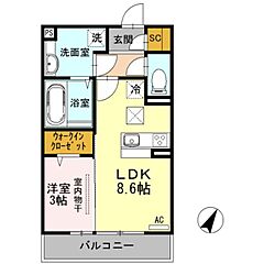 物件の間取り