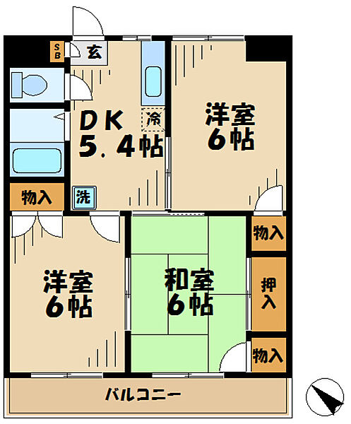 画像2:間取図