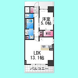 Future一条 1階1LDKの間取り