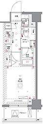 川口市西青木3丁目マンション 1Kの間取図画像
