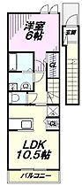 ル　ヴィラージュ　Ｂ  ｜ 埼玉県飯能市大字双柳497-2（賃貸アパート1LDK・2階・45.07㎡） その2