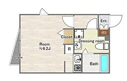 MODULOR大泉学園 1Kの間取図画像