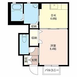 間取図画像 1DK