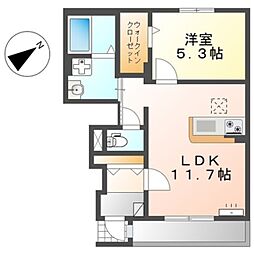 間取図画像 1LDK
