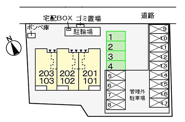 東京都昭島市拝島町４丁目(賃貸アパート1LDK・1階・50.42㎡)の写真 その15