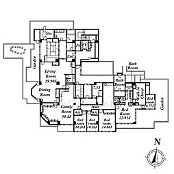 グランドテラス 5階7SLDKの間取り