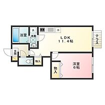 アリエント  ｜ 大阪府堺市北区金岡町（賃貸アパート1LDK・1階・40.40㎡） その2