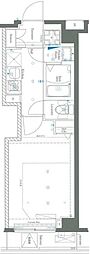 AZEST中板橋 1Kの間取図画像