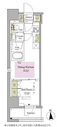 アーバネックス早稲田テラス 1DKの間取図画像