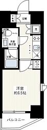 リヴシティ川崎 1Kの間取図画像