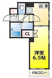 ユニゾン武蔵関 1Kの間取図画像